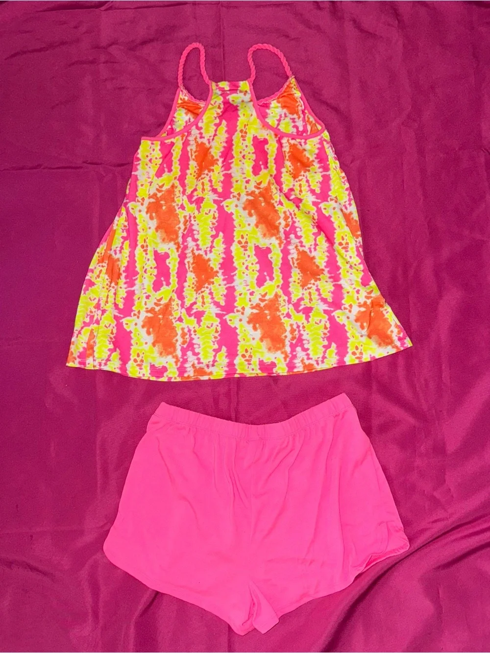 Justice Pajama Set size 16-18 / Justice Girls Tie Dye Pajama Set size XL